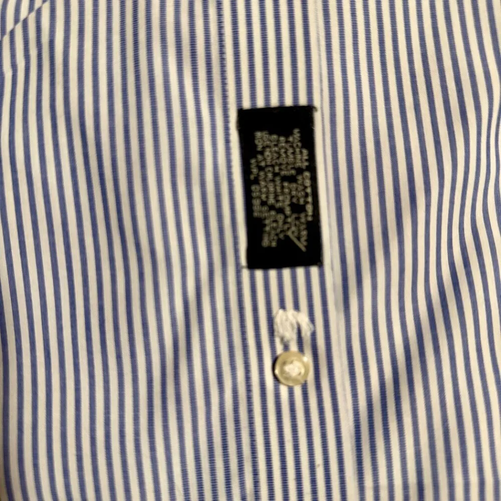 JOSEPH A BANKS MENS DRESS SHIRTS, SET OF 4, SIZE 16.5 X 34, 100% NO-IRON COTTON - Picture 12 of 16